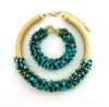 Azore Bracelet blue/green - MIMI SCHOLER