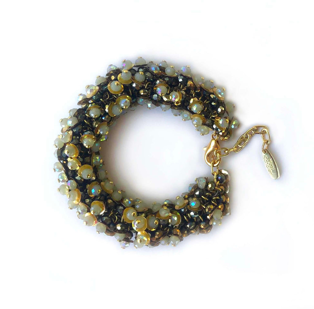 Azore Bracelet gold/grey - MIMI SCHOLER