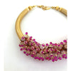 Big Azore Necklace pink/transparent - MIMI SCHOLER
