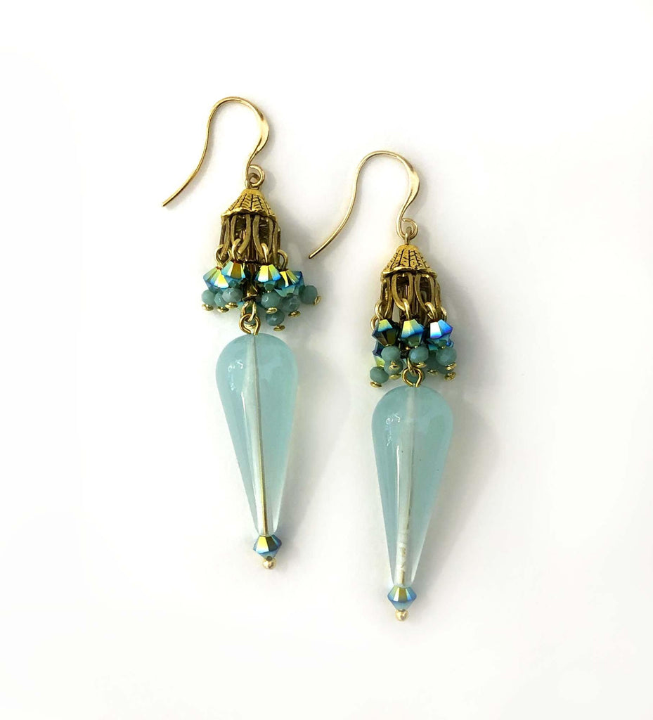 Doha Earrings turquoise - MIMI SCHOLER