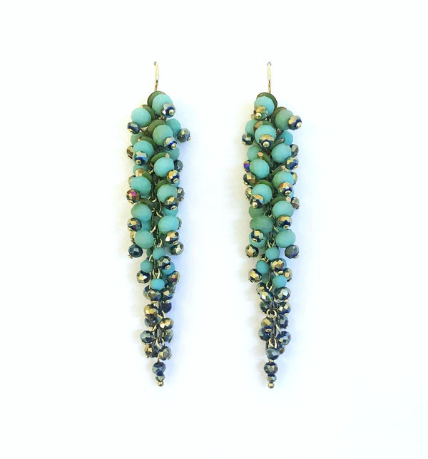 Saba Earrings turquoise - MIMI SCHOLER
