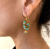 Small Mil Flores Earrings turquoise - MIMI SCHOLER